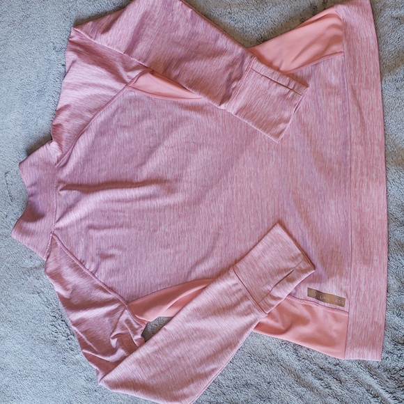 Copper Fit Pink 1/4 Zip Pullover Large - Picture 11 of 11
